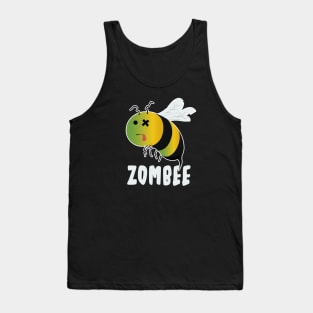 Funny Bee Puns ~ Zombee Tank Top